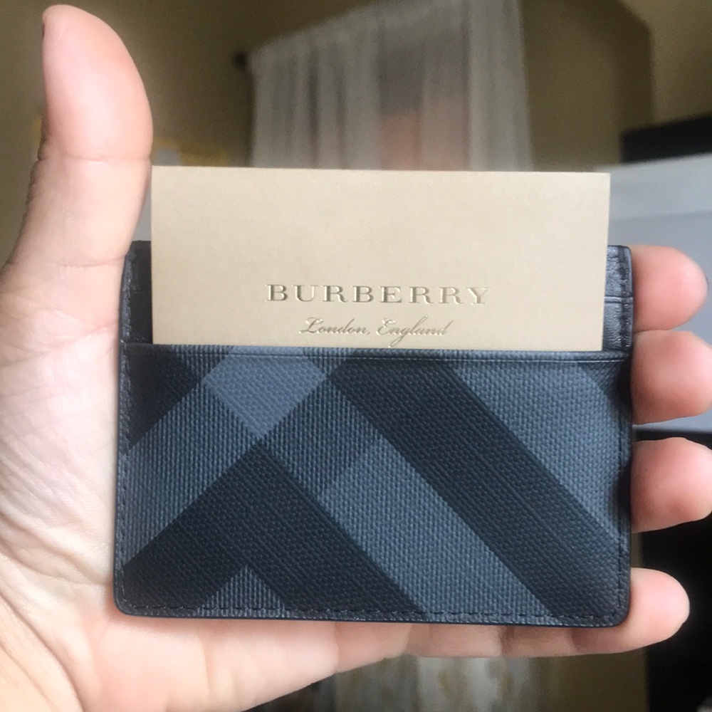 Burberry Black Leather Wallet